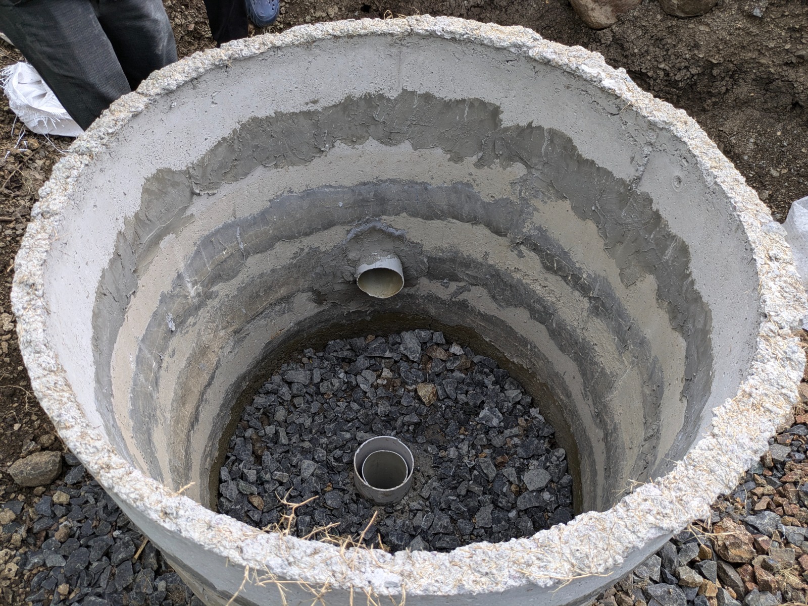 Construction & Design of 72 Recharge pit & Rainwater Harvesting Borewells